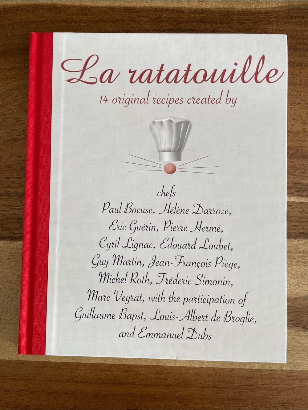 La ratatouille Hardcover Recipe Book - Disneyland Paris